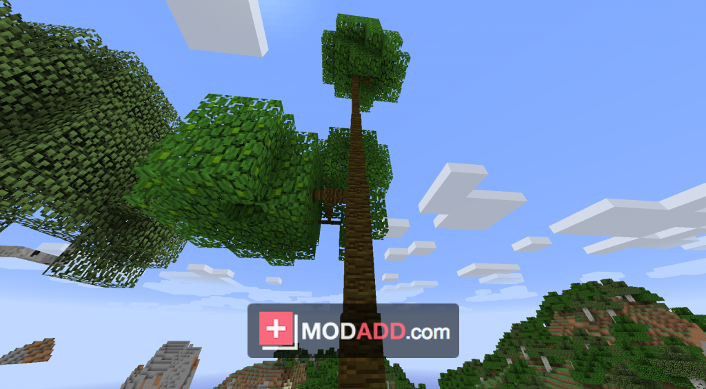 Falling Trees Mod Minecraft.